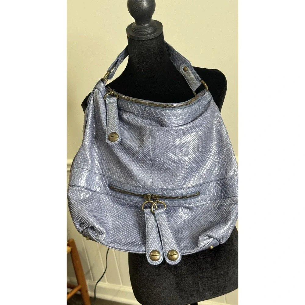 Gerard Darel Midday Hobo Bag Genuine Python Y2K Style Quiet‎ Luxury France Rare